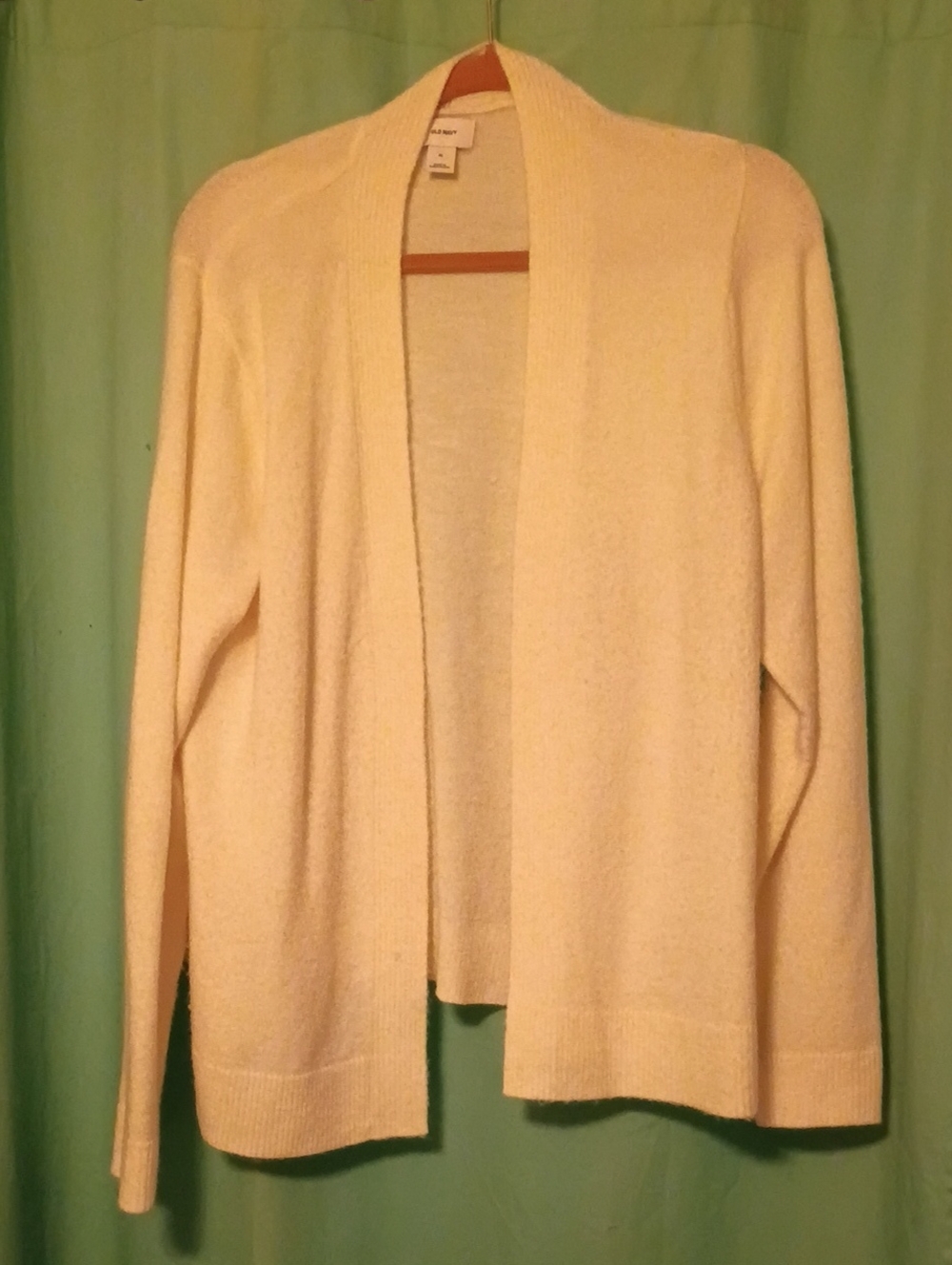 Old Navy Cream Open-Front Cardigan